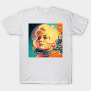 We Are Floating In Space - 07 - Sci-Fi Inspired Retro Artwork T-Shirt